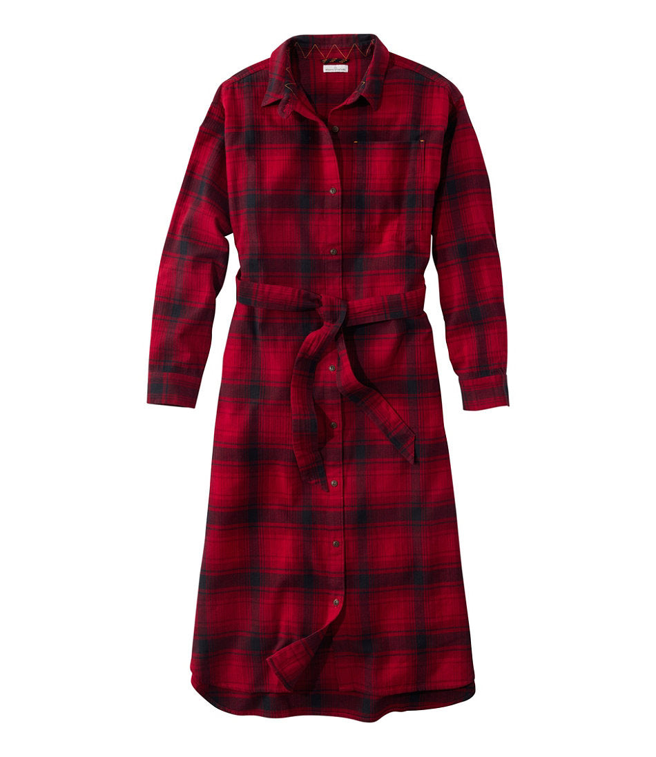 Women's Signature Camp Flannel Midi Dress | L.L.Bean for sale - US 4574