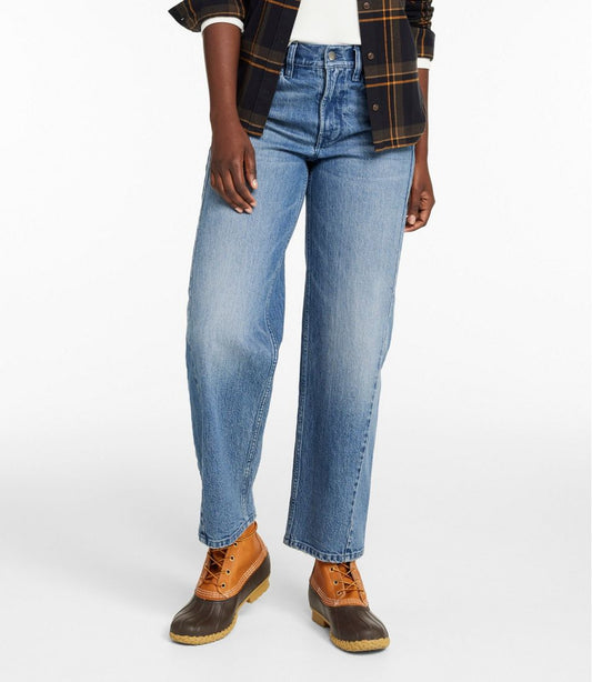 Women's Signature 1912 Premium Jeans, High-Rise Barrel Ankle | L.L.Bean outlet