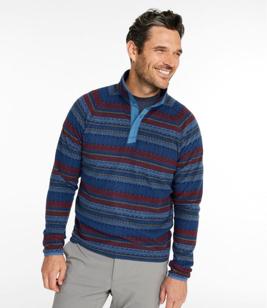 Men's All Season Access Fleece Pullover, Print | L.L.Bean discount