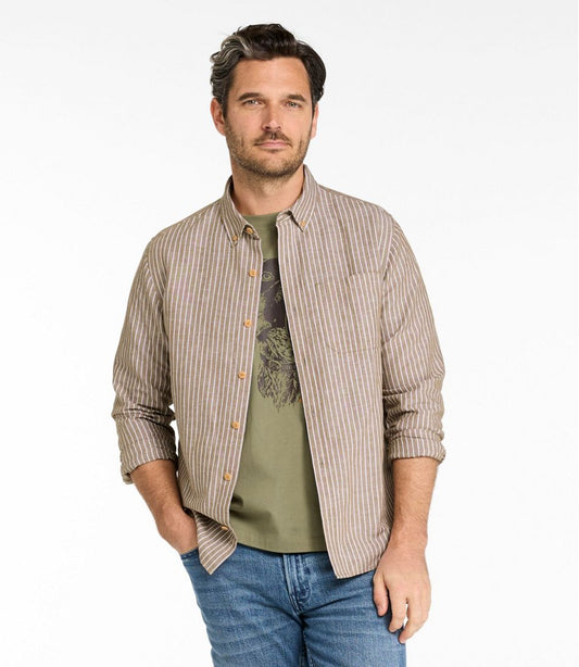 Men's Signature Wharfside Linen Blend Shirt | L.L.Bean online