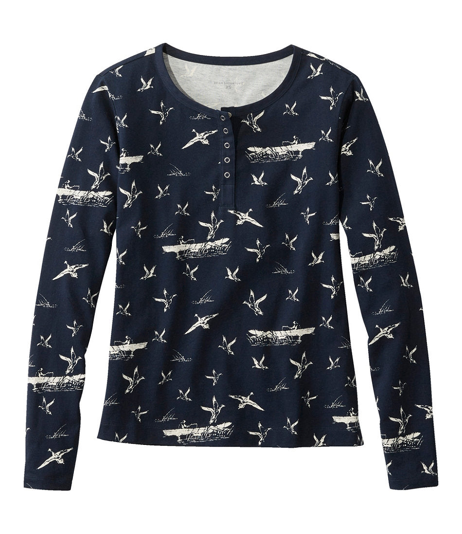 Women's Signature Rangeley Cotton Tee, Henley | L.L.Bean discount - US 4851