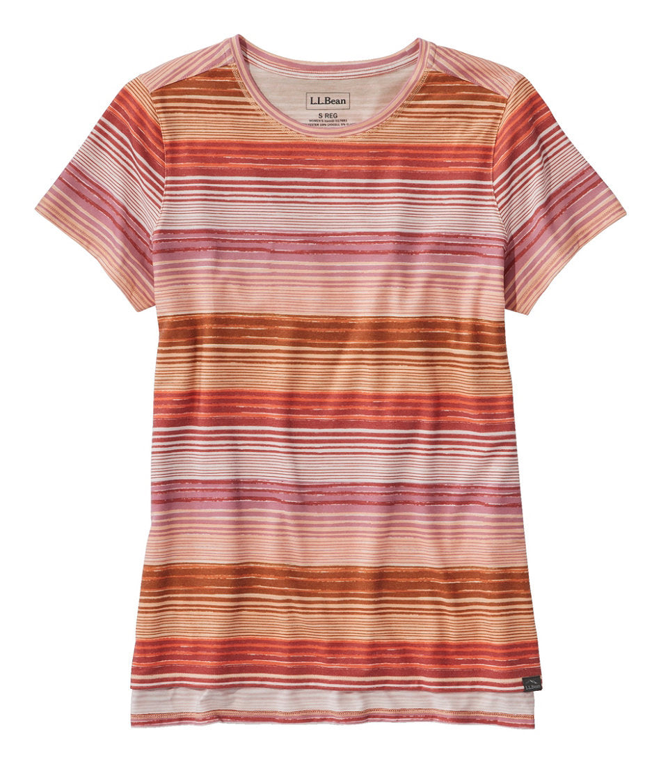 Women's Everyday SunSmart® Tee, Short-Sleeve Stripe | L.L.Bean online - US 9727