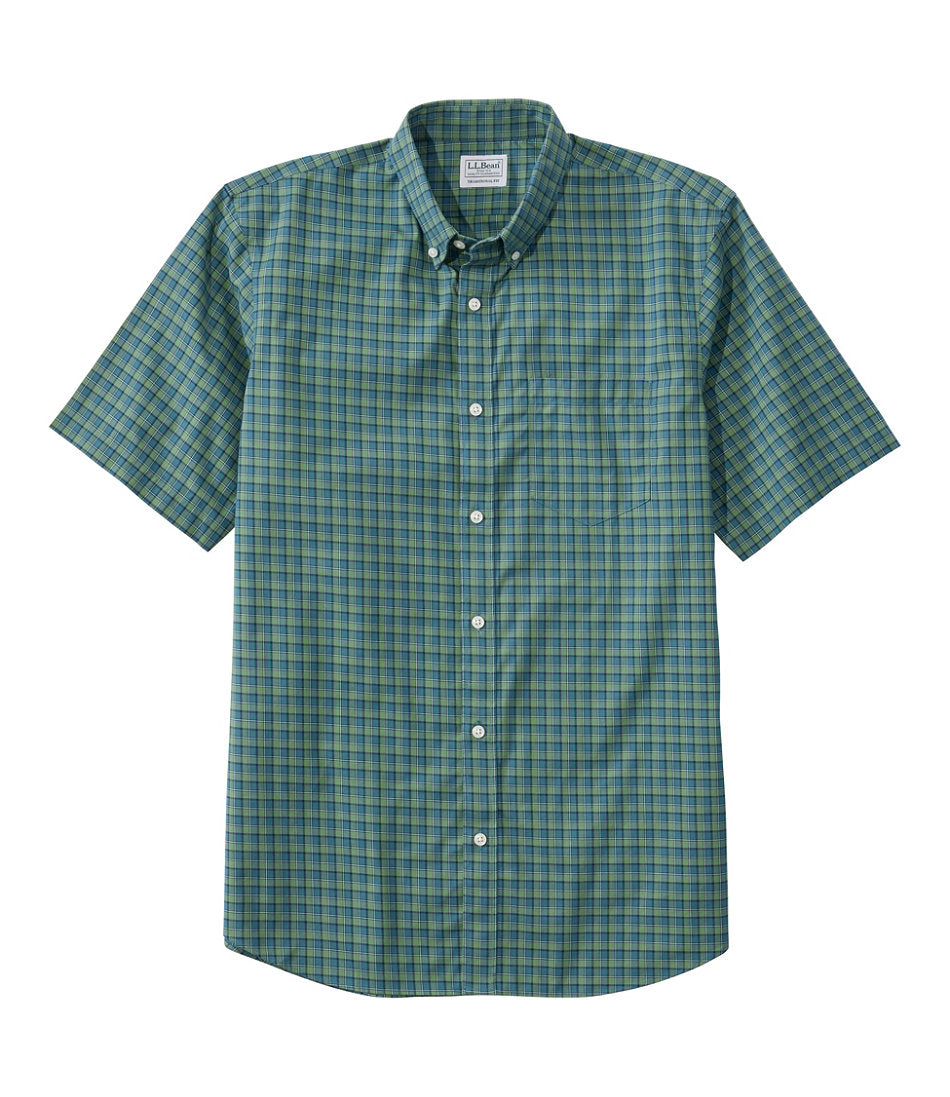 Men's Wrinkle-Free Kennebunk Sport Shirt, Traditional Fit Short-Sleeve Check | L.L.Bean discount - US 2423