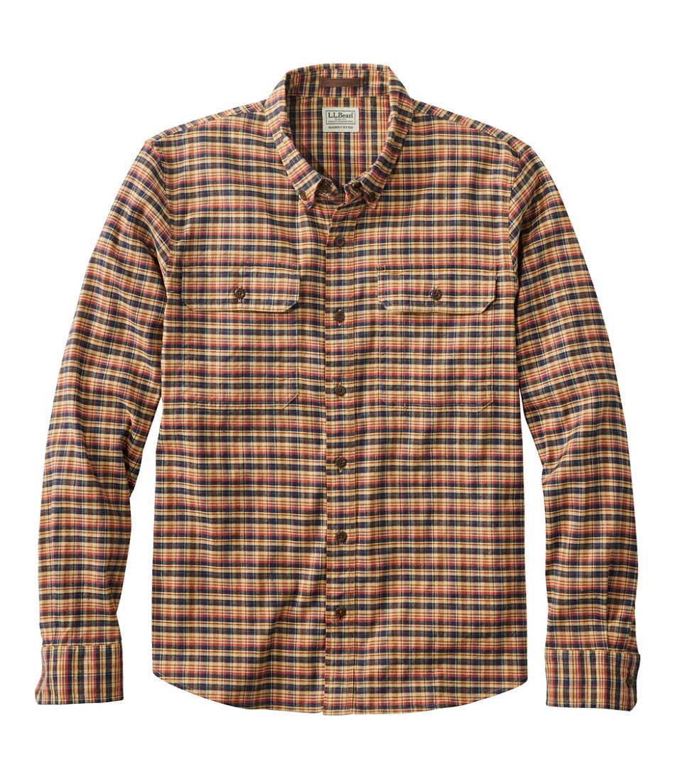 Men's Stonecoast Hemp Shirt, Long-Sleeve, Slightly Fitted Untucked Fit | L.L.Bean on sale - US 1655