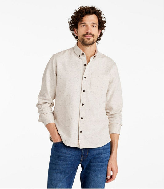 Men's Signature Donegal Woven Shirt, Long-Sleeve | L.L.Bean discount