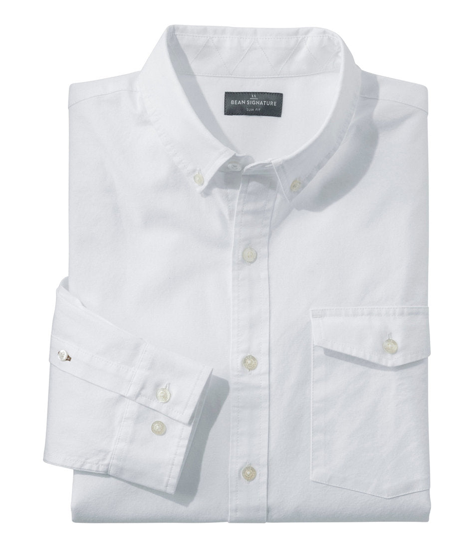 Men's Signature Premium Pima Cotton Oxford Shirt, Long-Sleeve | L.L.Bean near me - US 8583