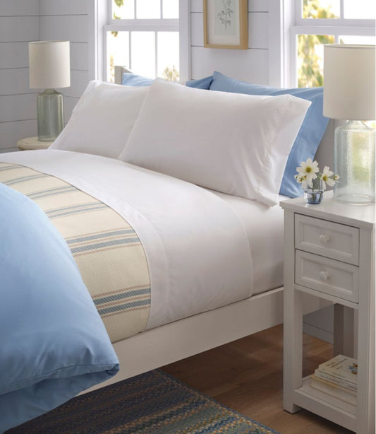 280-Thread-Count Pima Cotton Percale Pillowcases, Set of Two | L.L.Bean online