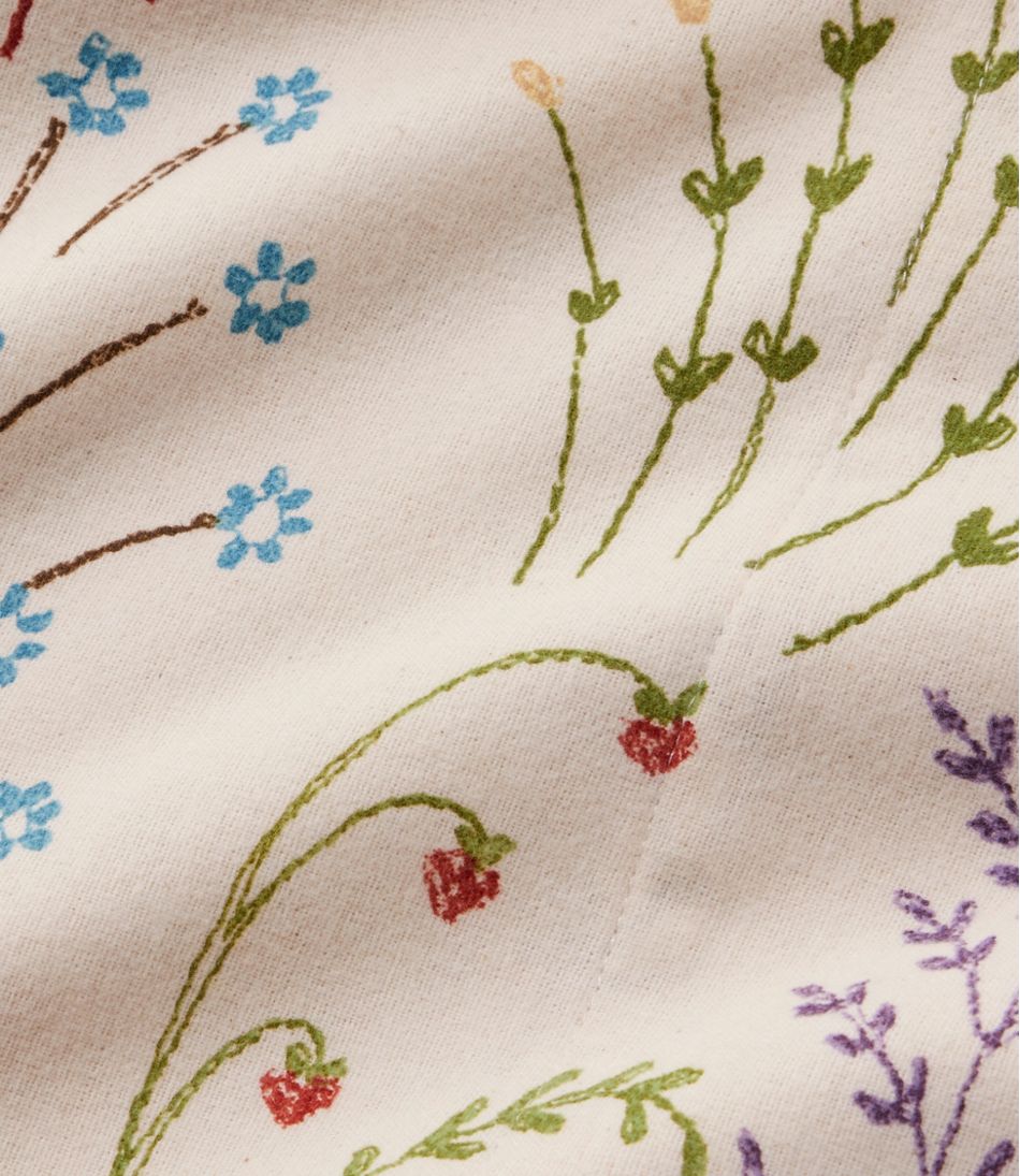 Botanical Floral Flannel Sheet Collection | L.L.Bean online