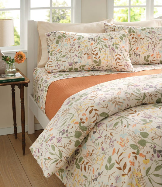 Birch Floral Flannel Comforter Cover Collection | L.L.Bean near me