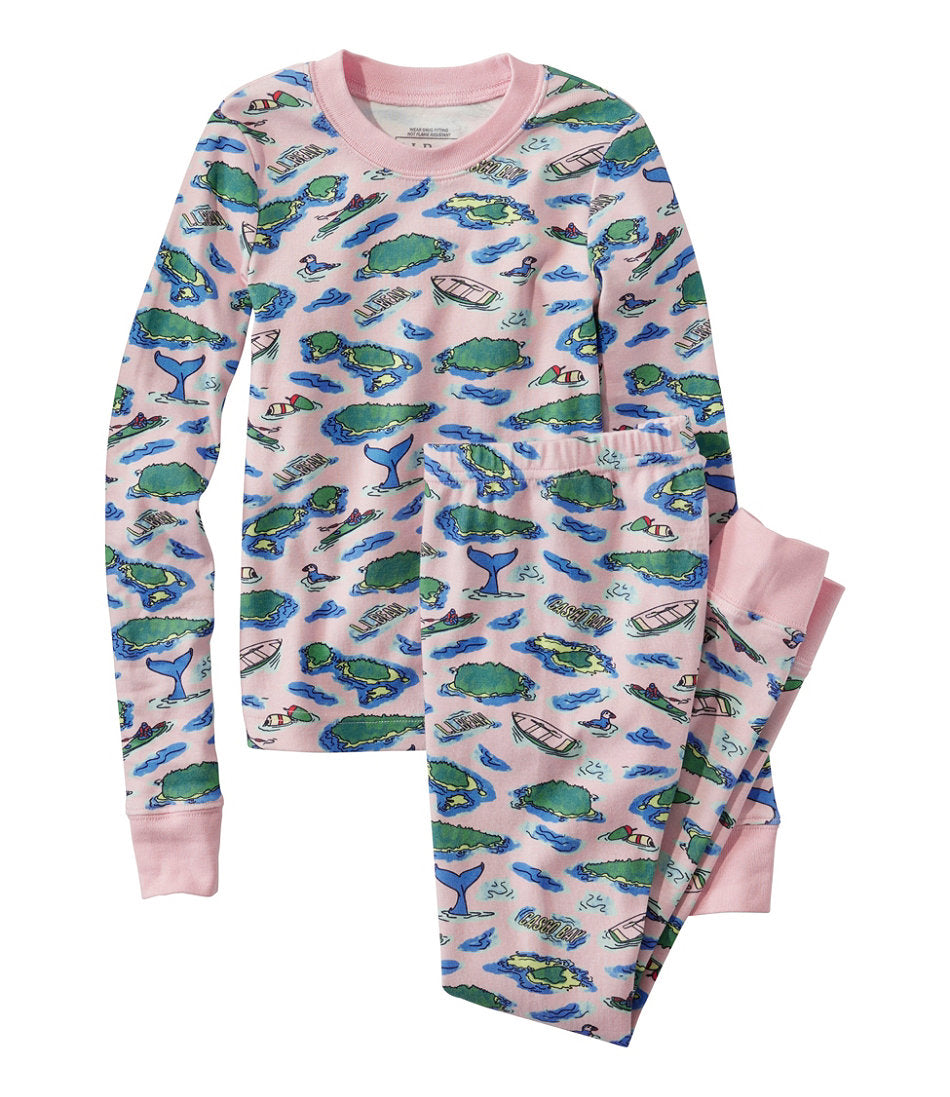 Kids' Organic Cotton Fitted Pajamas | L.L.Bean near me - US 5367