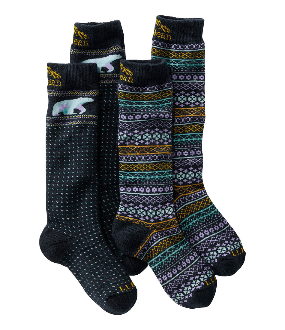 Kids' Winter Snow Sports Socks, 2-Pack | L.L.Bean for sale - US 2945