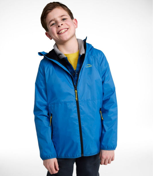 Kids' Wind and Rain Jacket, Lined | L.L.Bean sale