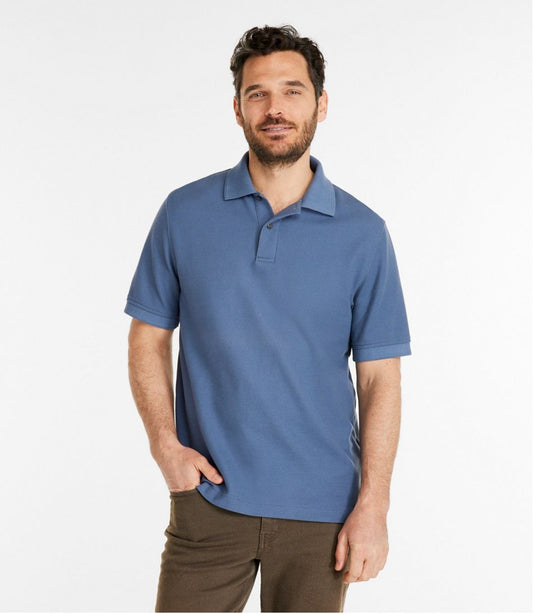 Men's Premium Double L® Polo Banded, Short-Sleeve Without Pocket | L.L.Bean outlet