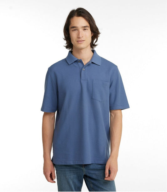 Men's Premium Double L® Polo, Hemmed Short-Sleeve with Pocket | L.L.Bean sale