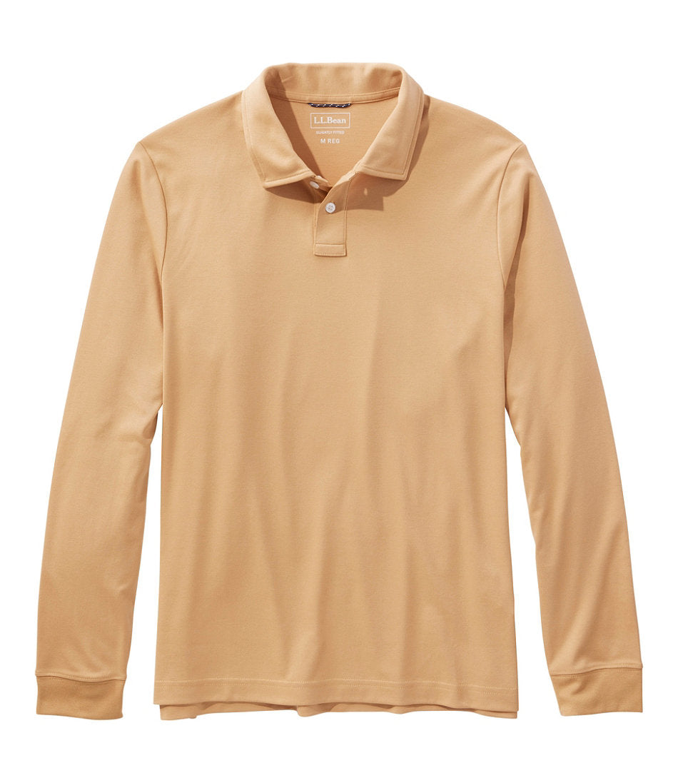 Men's Comfort Stretch Performance® Polo, Long-Sleeve, Slightly Fitted | L.L.Bean sale - US 7920