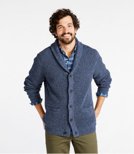 Men's Organic Cotton Waffle Sweater, Cardigan | L.L.Bean near me