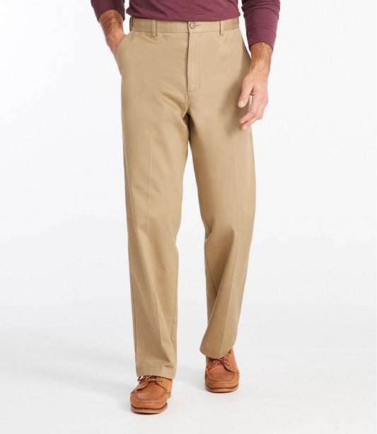 Men's Wrinkle-Free Double L® Chinos, Natural Fit, Hidden Comfort, Plain Front | L.L.Bean near me