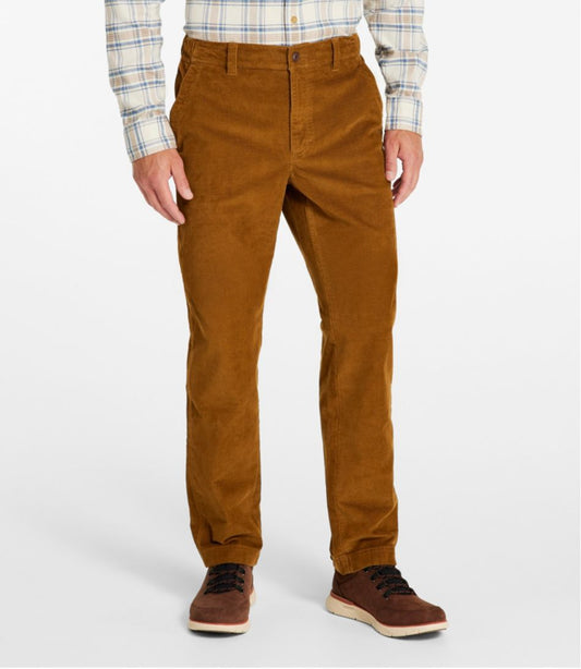 Men's BeanFlex® Corduroy Pants, Standard Fit, Straight Leg, Comfort Waist | L.L.Bean outlet