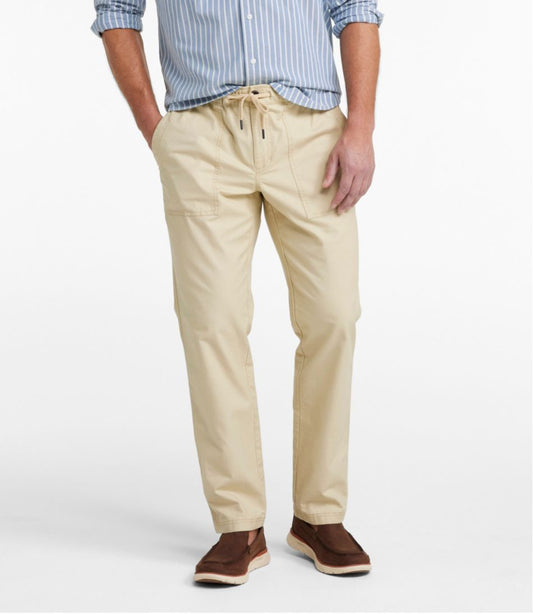 Men's Sunwashed Pants, Standard Fit, Straight Leg | L.L.Bean outlet