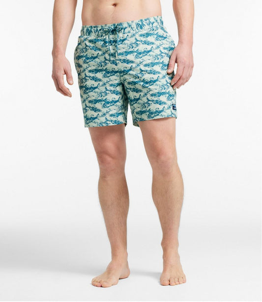Men's Vacationland Stretch Swim Trunks, Print, 6" | L.L.Bean for sale
