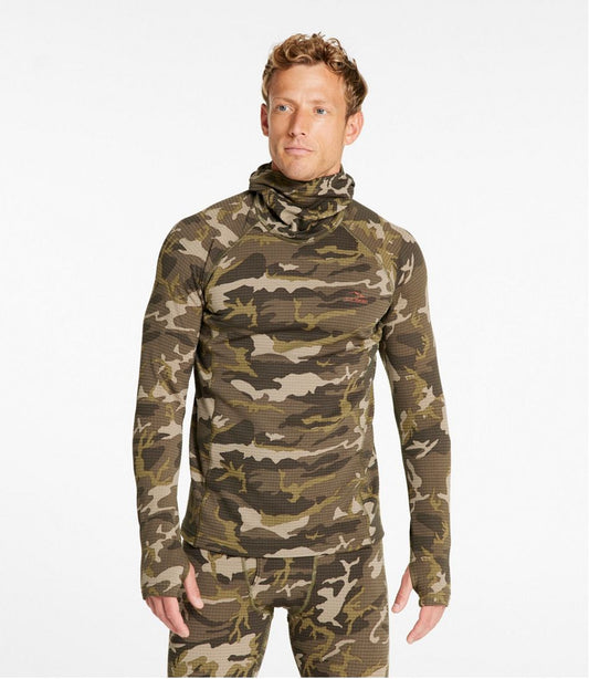 Men's L.L.Bean Heavyweight Base Layer Hoodie, Print | L.L.Bean for sale