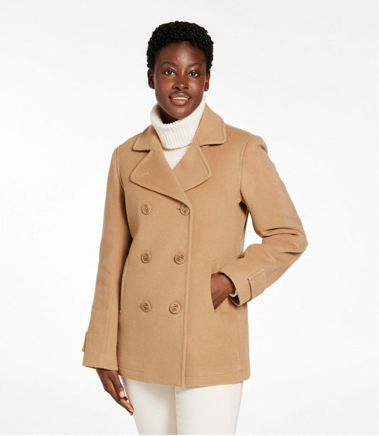 Women's Classic Lambswool Peacoat | L.L.Bean on sale