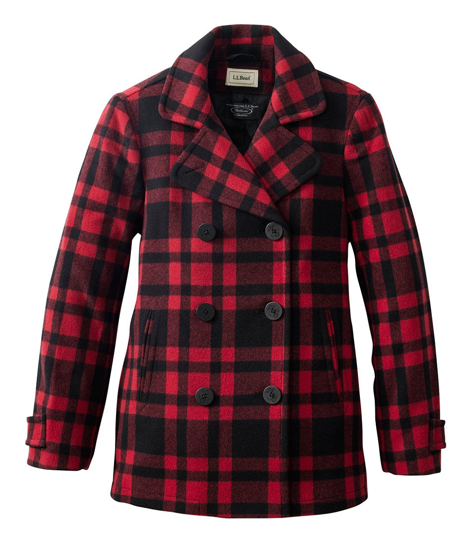Women's Classic Lambswool Peacoat, Pattern | L.L.Bean near me - US 6915