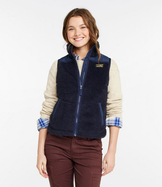Women's Bean's Sherpa Fleece Vest | L.L.Bean outlet