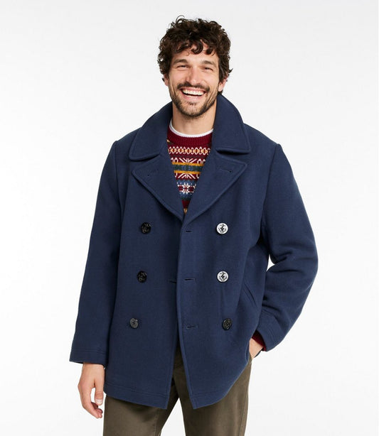 Authentic wool pea coat | L.L.Bean discount