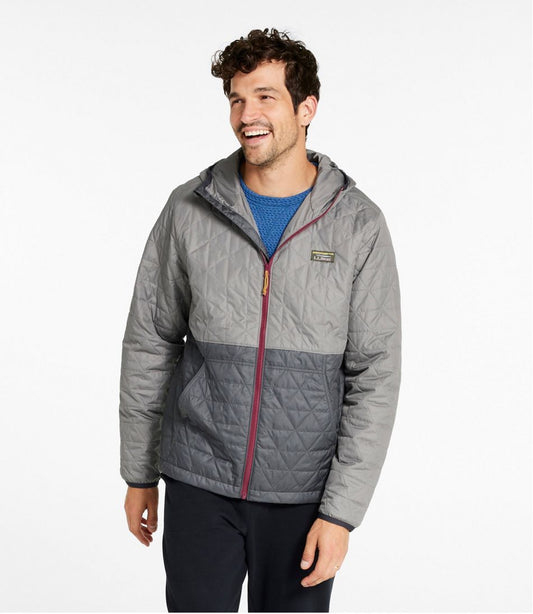 Men's Katahdin Insulated Hoodie, Colorblock | L.L.Bean online