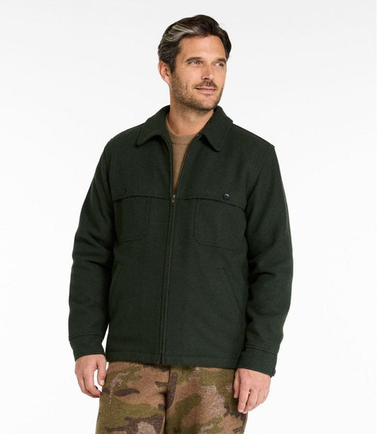 Men's Maine Guide Zip-Front Jac-Shirt with PrimaLoft | L.L.Bean on sale