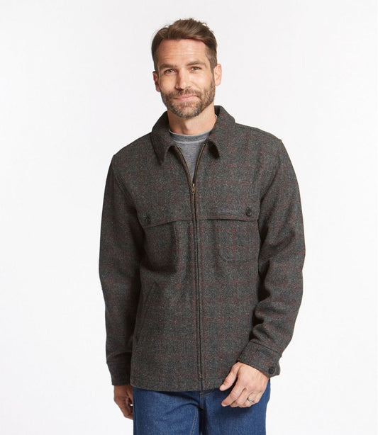 Men's Maine Guide Zip-Front Jac-Shirt, Plaid | L.L.Bean for sale