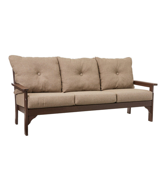 All-Weather Patio Sofa with Textured Cushions, Mahogany | L.L.Bean near me - US 8676