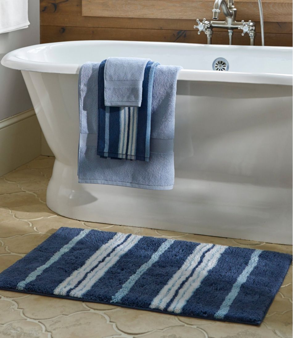 Premium Cotton Bath Mat, Multistripe | L.L.Bean near me