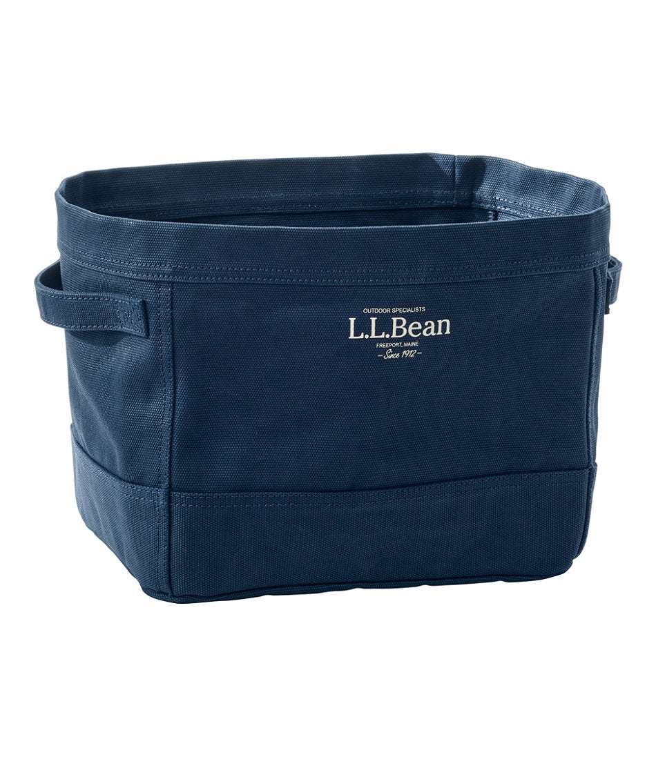 Canvas Storage Tote, Rectangular | L.L.Bean online - US 2481