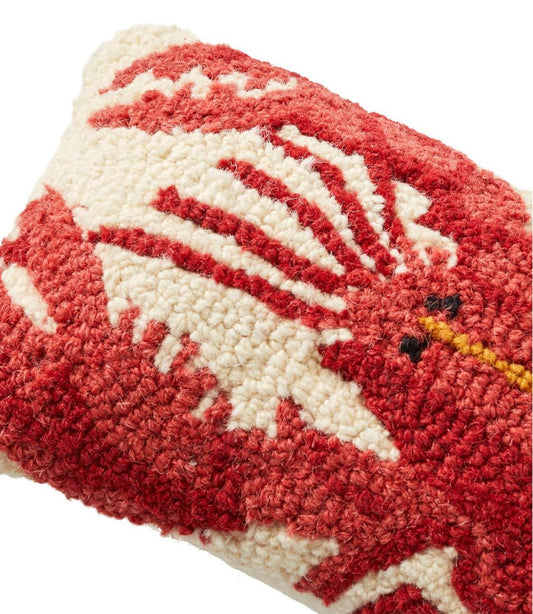 Wool Hooked Throw Pillow, Lobster, 8" x 12" | L.L.Bean discount
