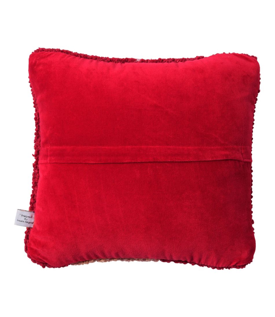 Wool Hooked Throw Pillow, Snowflake Yellow Lab, 14" x 14" | L.L.Bean discount