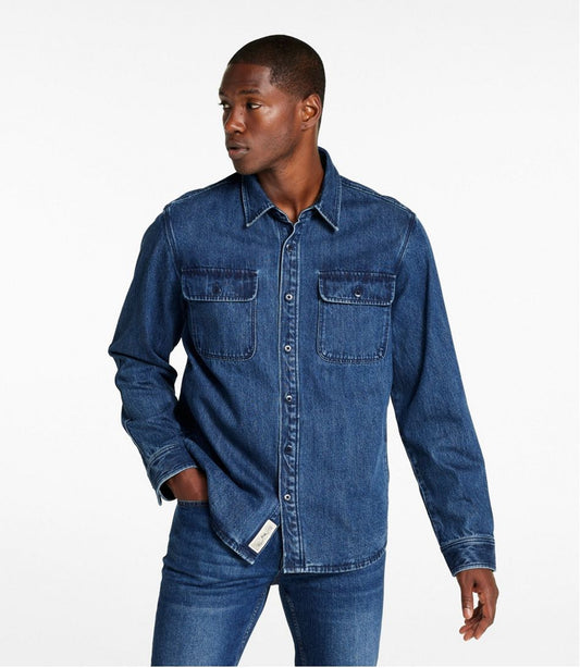 Men's Signature Denim Workshirt | L.L.Bean for sale