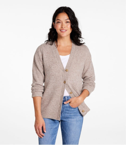 Women's Bean's Classic Ragg Wool Sweater, Button-Front Cardigan | L.L.Bean discount