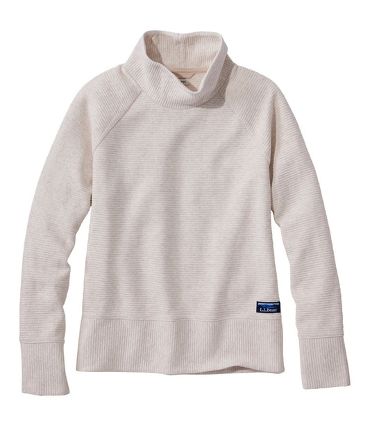 Women's Lakewashed Double-Knit Funnelneck | L.L.Bean sale