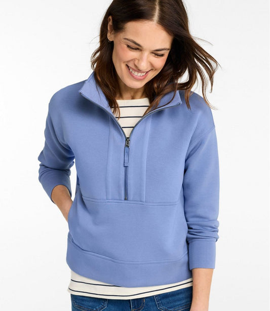 Women's L.L.Bean CloudSoft Top, Half-Zip Pullover | L.L.Bean for sale