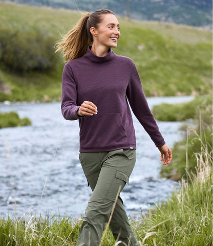 Women's Mountainside Micro Waffle Pullover | L.L.Bean for sale