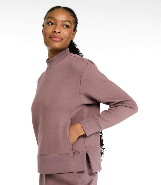 Women's Multisport Mockneck Pullover Sweatshirt | L.L.Bean on sale