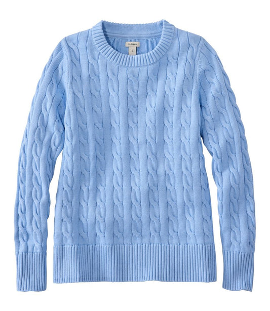 Women's The Original Double L® Sweater, Cable Crewneck | L.L.Bean near me