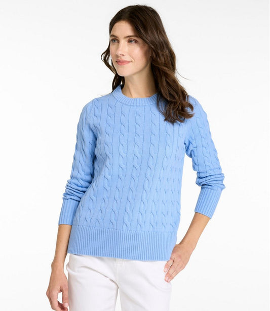 Women's The Original Double L® Sweater, Cable Crewneck | L.L.Bean near me