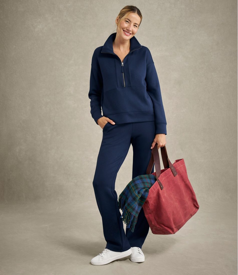 Women's L.L.Bean CloudSoft Pants, Mid-Rise Straight-Leg | L.L.Bean for sale
