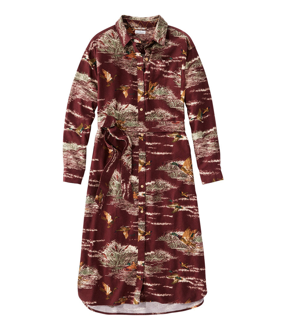 Women's Signature Camp Flannel Midi Dress | L.L.Bean for sale - US 4574