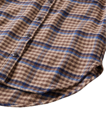 Women's Signature 1933 Collarless Chamois Tunic, Plaid | L.L.Bean outlet