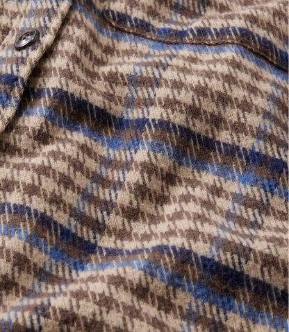 Women's Signature 1933 Collarless Chamois Tunic, Plaid | L.L.Bean outlet