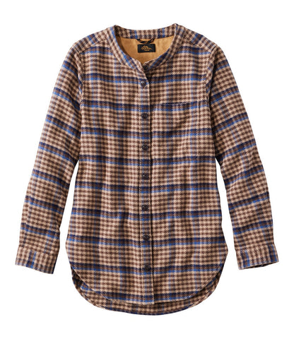 Women's Signature 1933 Collarless Chamois Tunic, Plaid | L.L.Bean outlet - US 3330